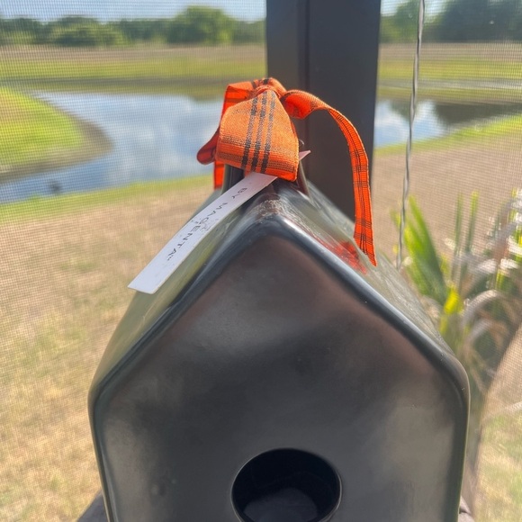 RAE DUNN Halloween “HAUNTED” BIRDHOUSE - Picture 2 of 9